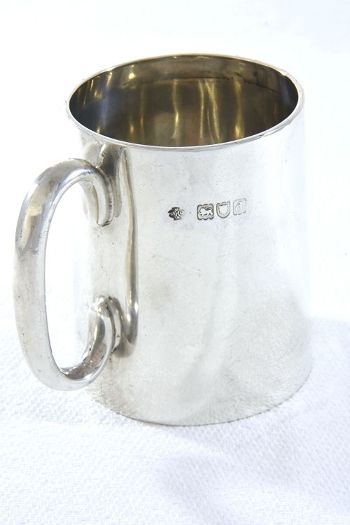 Victorian Silver Christening Tankard 1899