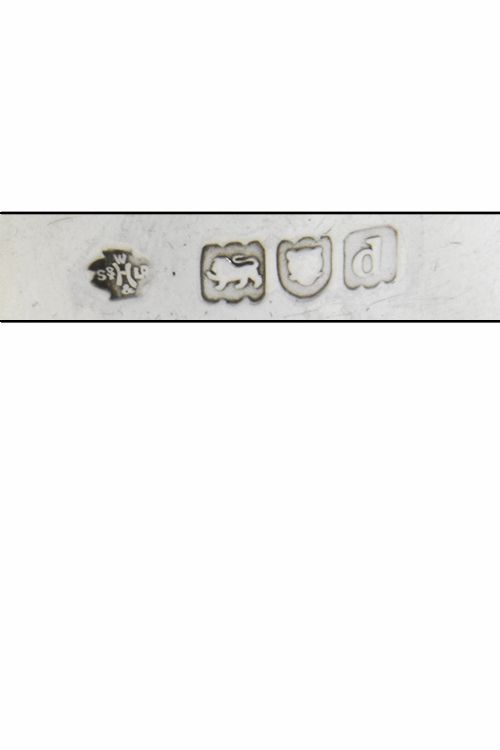 fig 4. Victorian Silver Christening Tankard 1899