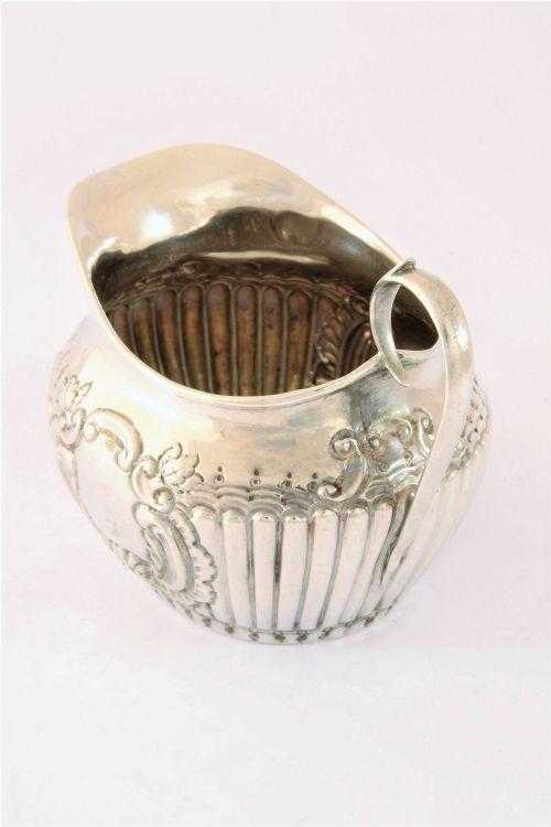 fig 1. Victorian Antique Silver Cream Jug 1895