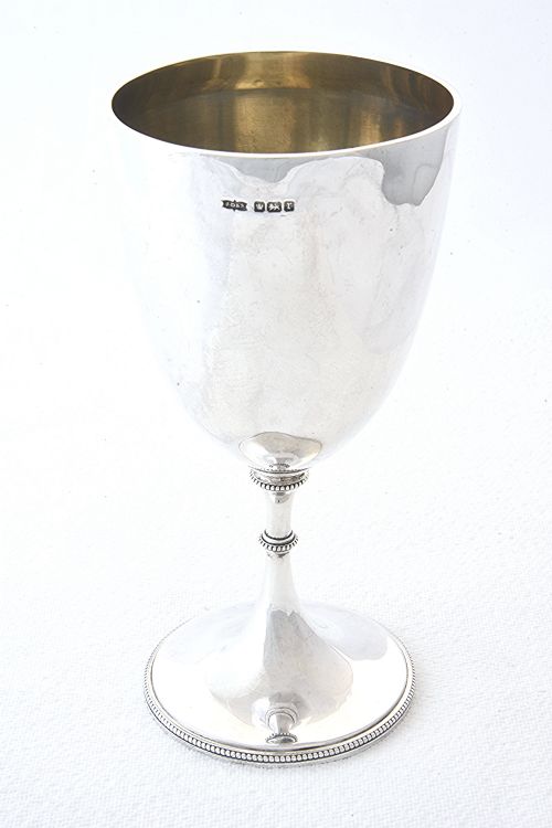 Edwardian Silver Goblet 1909