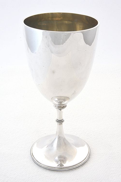 fig 1. Edwardian Silver Goblet 1909