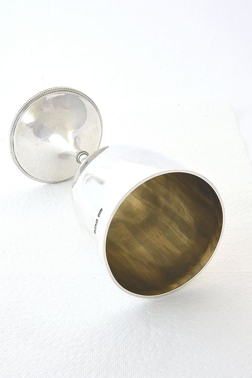 fig 2. Edwardian Silver Goblet 1909