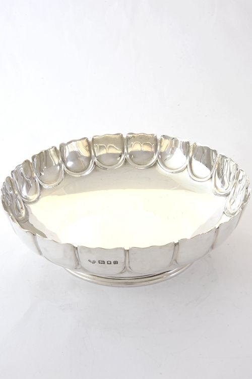 fig 1. Large George V Silver Bowl 1928