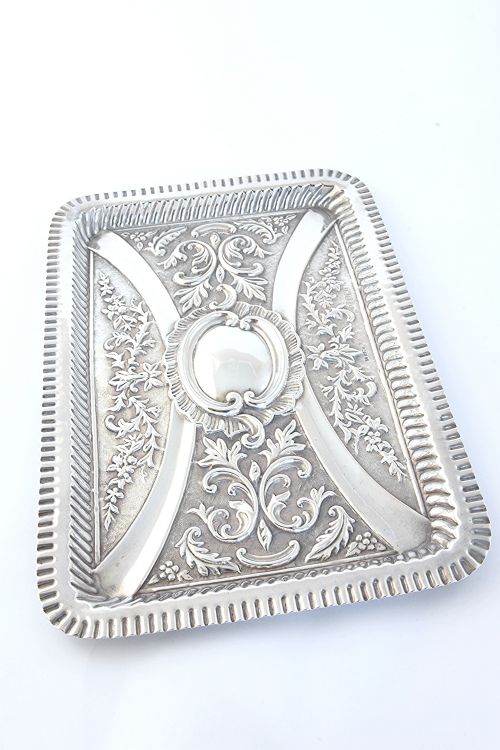 Edwardian Sterling Silver Dressing Table Tray 1902