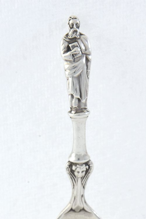 fig 1. Victorian Silver Apostle Tea Caddy Spoon 1881