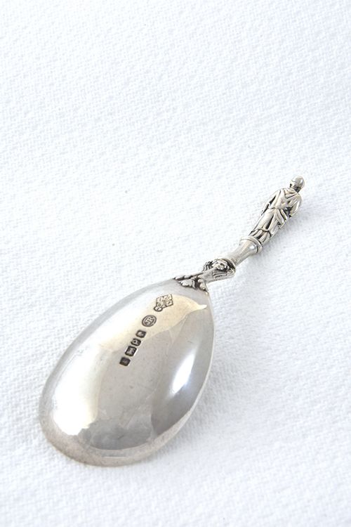 fig 4. Victorian Silver Apostle Tea Caddy Spoon 1881