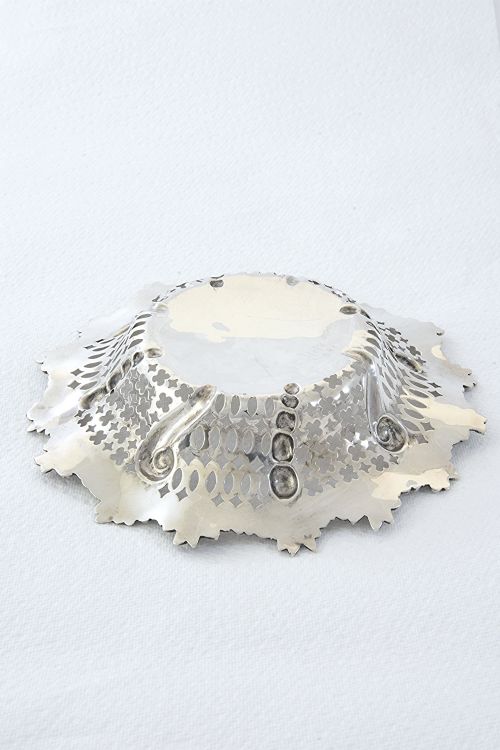 fig 3. Victorian Pierced Silver Dish 1895
