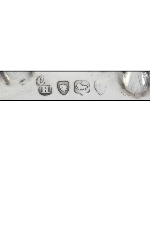 fig 4. Victorian Pierced Silver Dish 1895