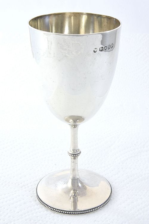 Victorian Silver Goblet – Mappin & Webb 1875