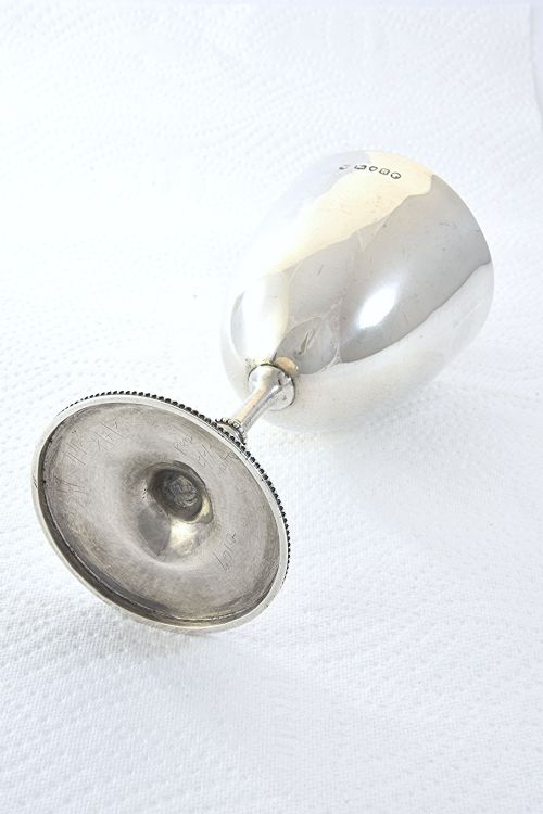 fig 3. Victorian Silver Goblet – Mappin & Webb 1875