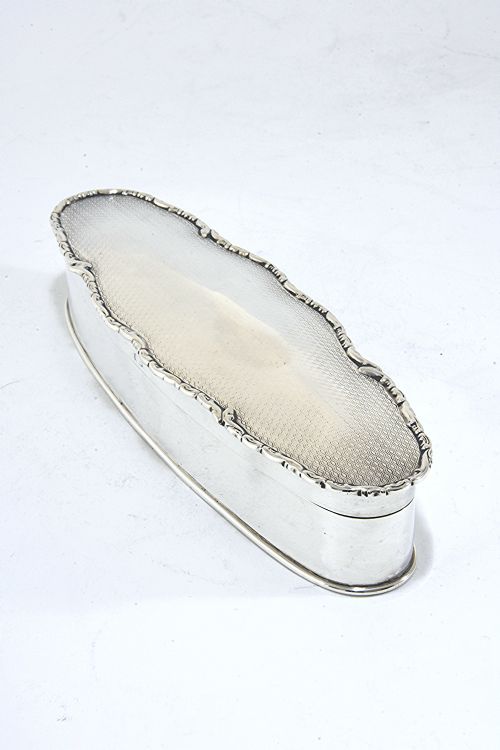 fig 1. Edwardian Silver Trinket Box 1910