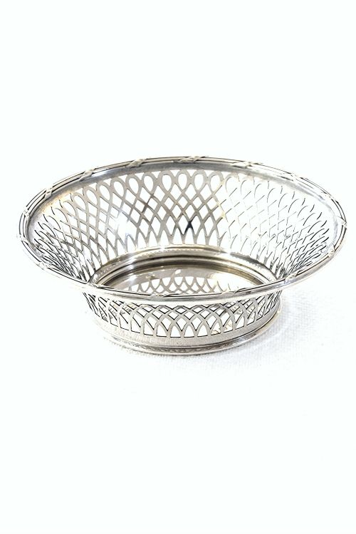 Antique Silver Bonbon Dish 1918