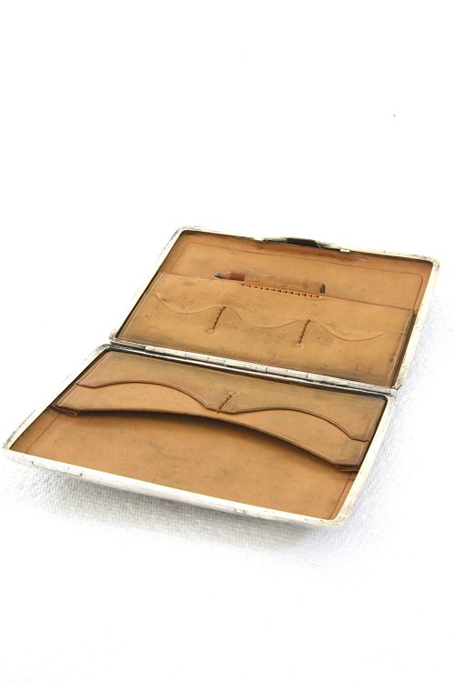 Victorian Silver Aide Memoire / Card Case 1895