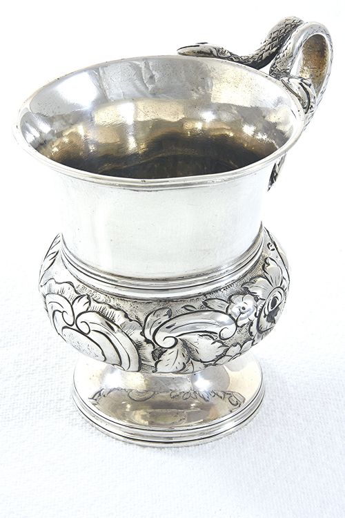 fig 1. George III Silver Christening Mug 1819