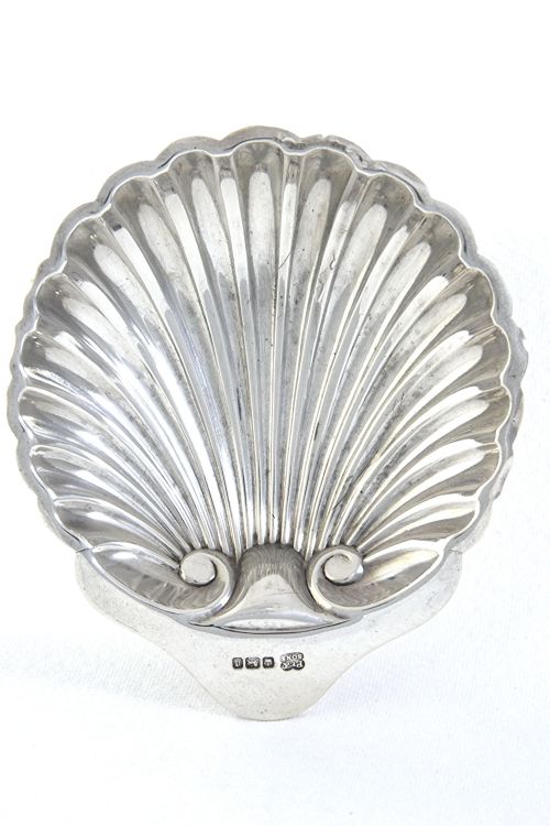 fig 4. Edwardian Silver Shell Shaped Dish 1908
