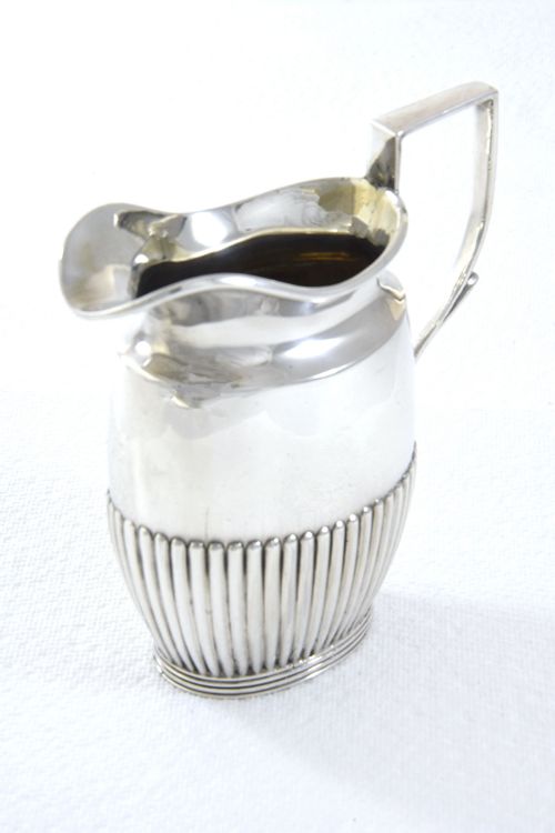 Victorian Silver Cream Jug 1890