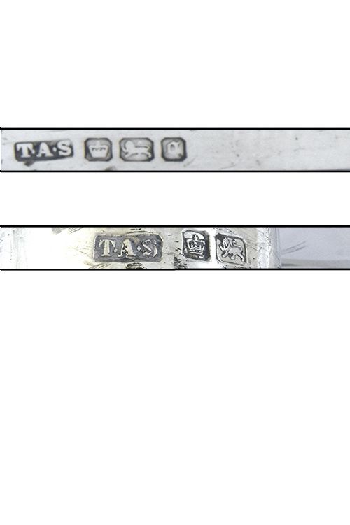 fig 4. Pair of Silver Edwardian Candlesticks 1908