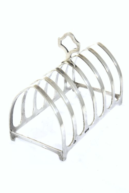 Sterling Silver Toast Rack (6 Slice) 1937