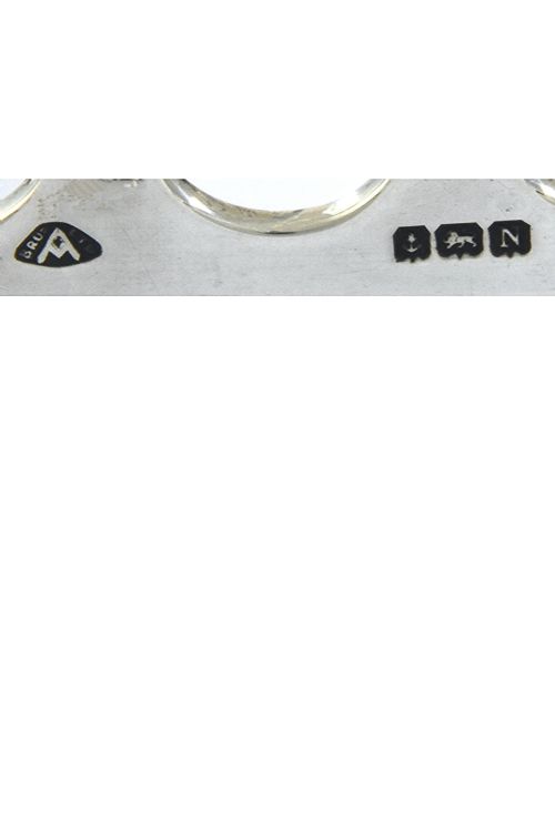 fig 4. Sterling Silver Toast Rack (6 Slice) 1937