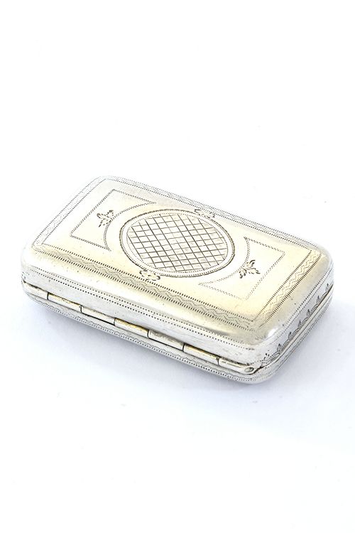 fig 1. George III Silver Snuff Box 1801
