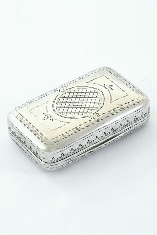 fig 2. George III Silver Snuff Box 1801