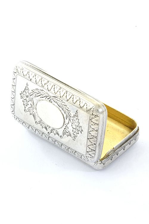 fig 4. George III Silver Snuff Box 1801