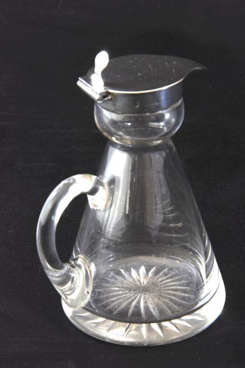 fig 2. Edwardian Silver Mounted Whisky Noggin 1908