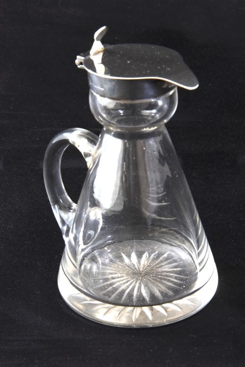 fig 3. Edwardian Silver Mounted Whisky Noggin 1908