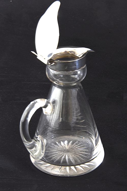 fig 4. Edwardian Silver Mounted Whisky Noggin 1908