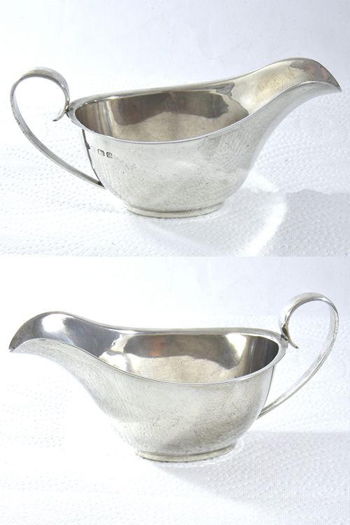 fig 2. Sterling Silver Sauce Boat 1936