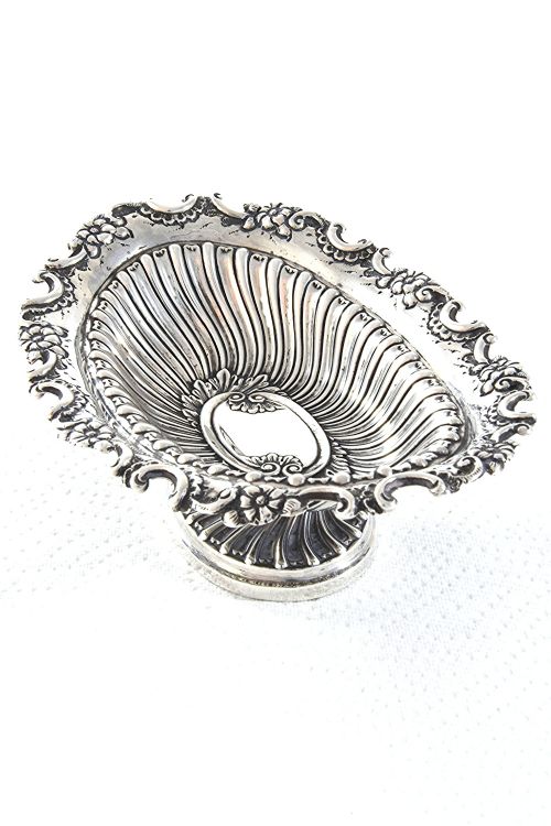 Victorian Silver Pedestal Dish 1893
