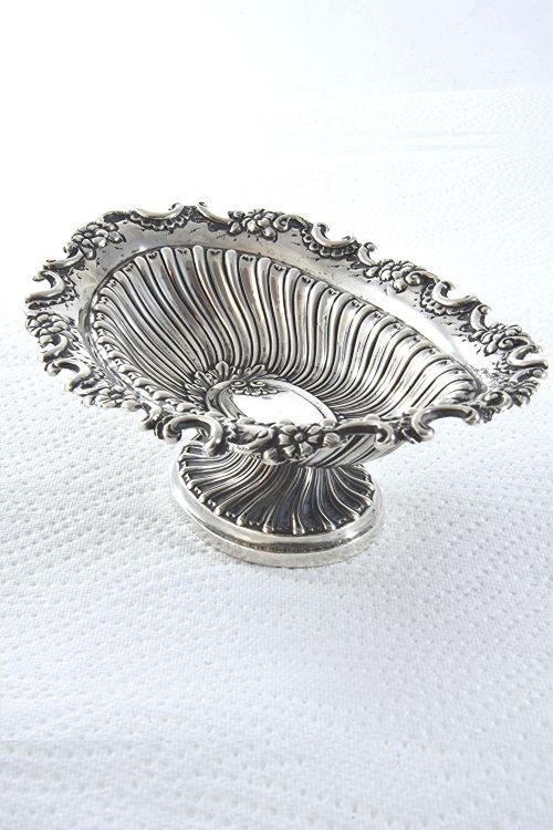 fig 1. Victorian Silver Pedestal Dish 1893