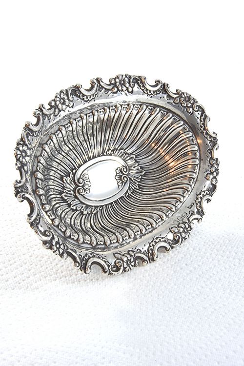 fig 2. Victorian Silver Pedestal Dish 1893