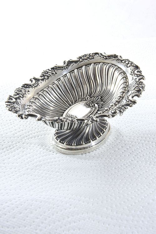 fig 3. Victorian Silver Pedestal Dish 1893
