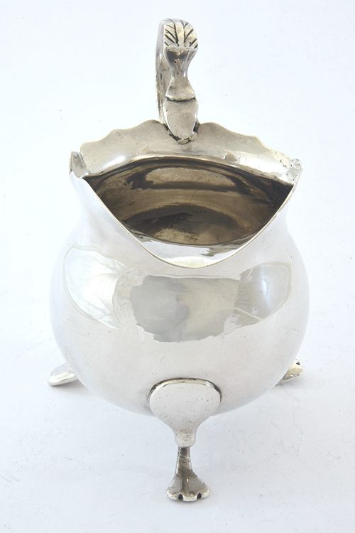 fig 2. Edwardian Silver Cream Jug - Chester 1907