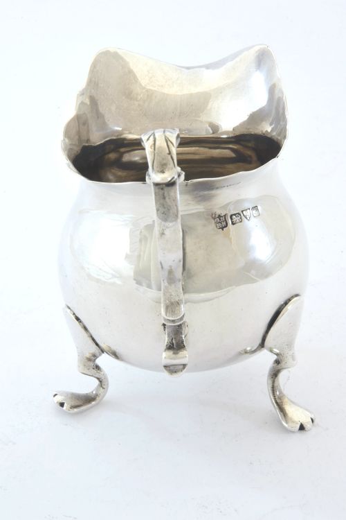 fig 3. Edwardian Silver Cream Jug - Chester 1907