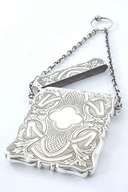 fig 3. Victorian Silver Card Case 1857