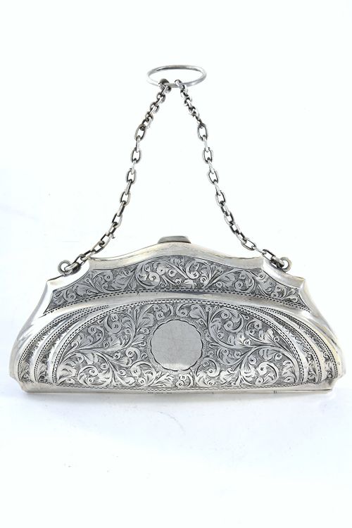 George V Silver Evening Purse 1919