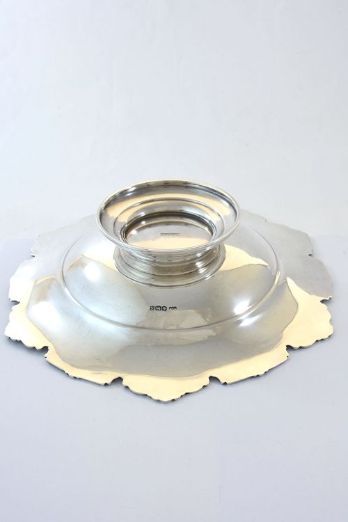 fig 3. George V Silver Pedestal Bowl – Mappin & Webb - 1935
