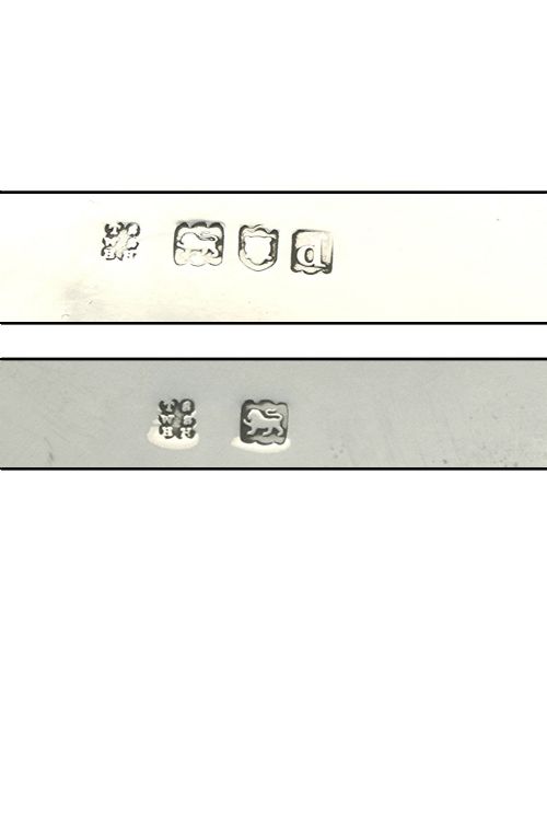 fig 4. Victorian Silver Hip Flask 1899