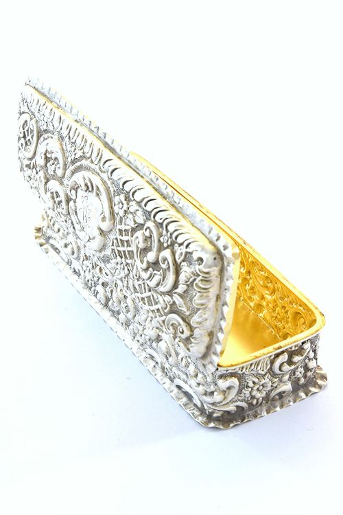 fig 3. Victorian Silver Trinket Box 1899