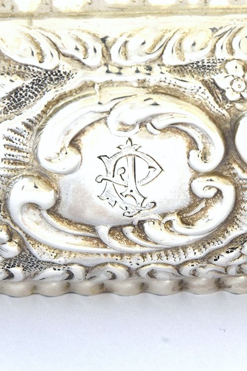 fig 4. Victorian Silver Trinket Box 1899