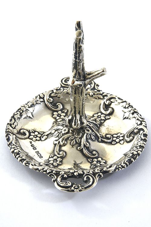 fig 2. Victorian Silver Ring Tree 1901