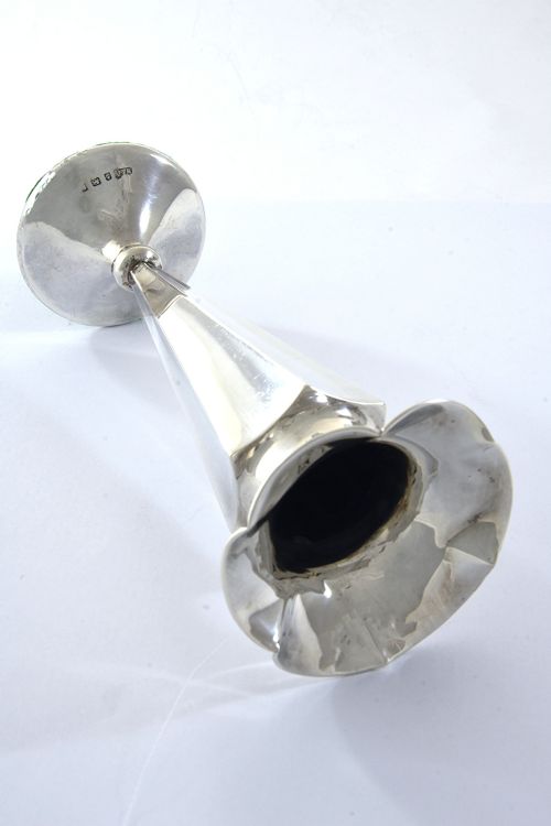 fig 2. Edwardian Silver Trumpet Vase 1907
