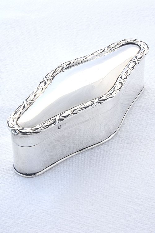 Edwardian Silver Trinket Box 1906
