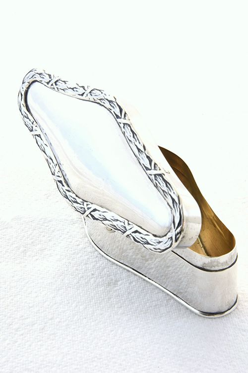 fig 2. Edwardian Silver Trinket Box 1906