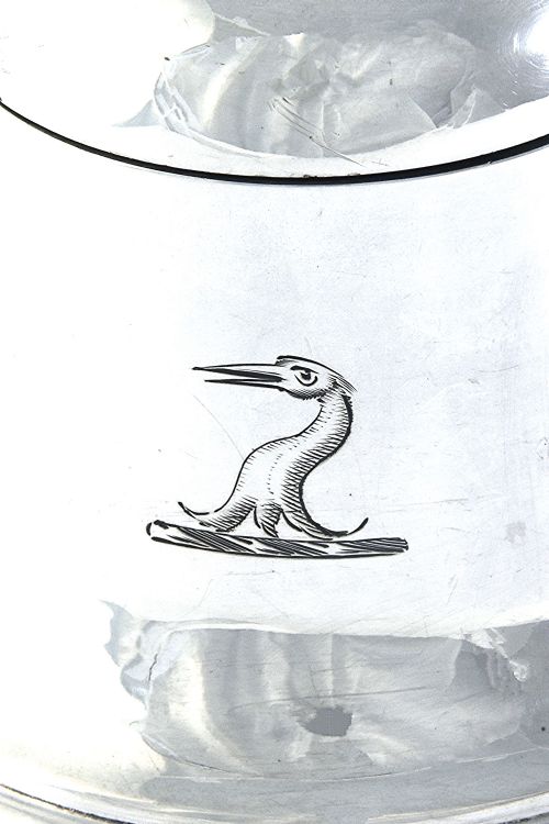 fig 2. Edwardian Silver Novelty Bell-Shaped Inkwell 1909