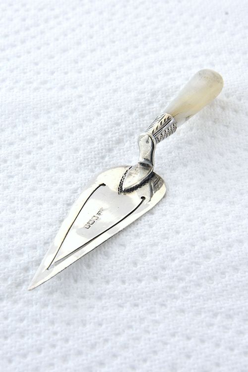 Edwardian Silver Bookmark (Trowel) 1909