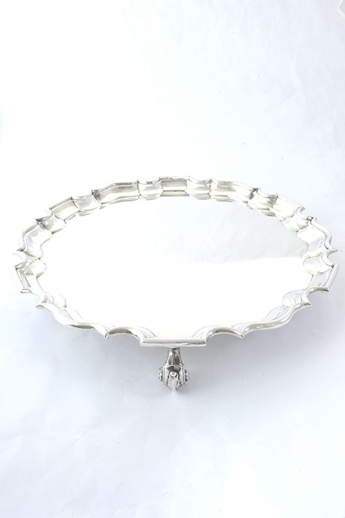 Large Edwardian Silver Salver 1909