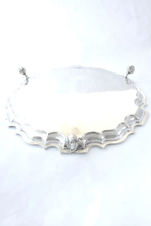 fig 2. Large Edwardian Silver Salver 1909